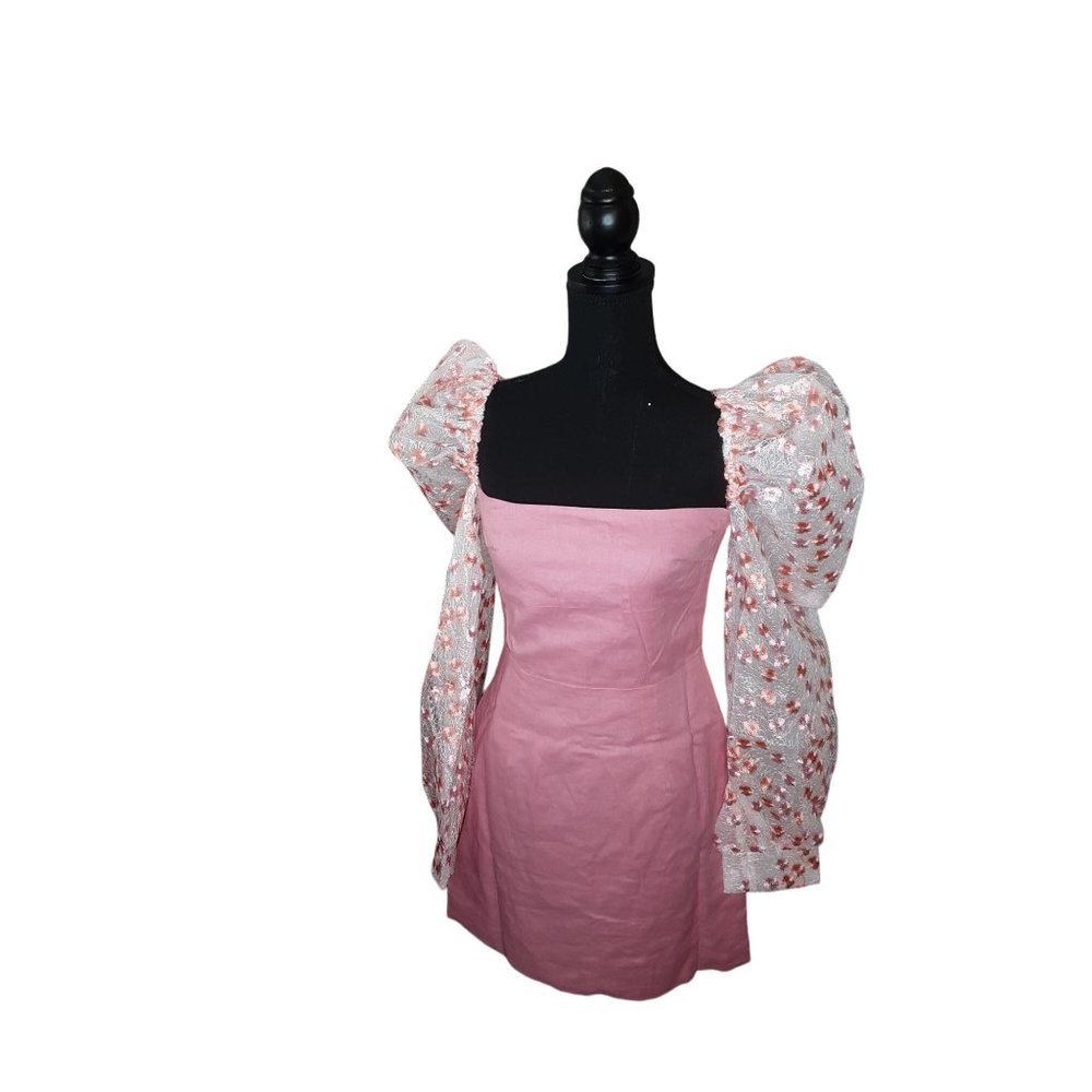 NWT Atoir The Madison Dress Primose Puffy Sleeve Women's Size US 6